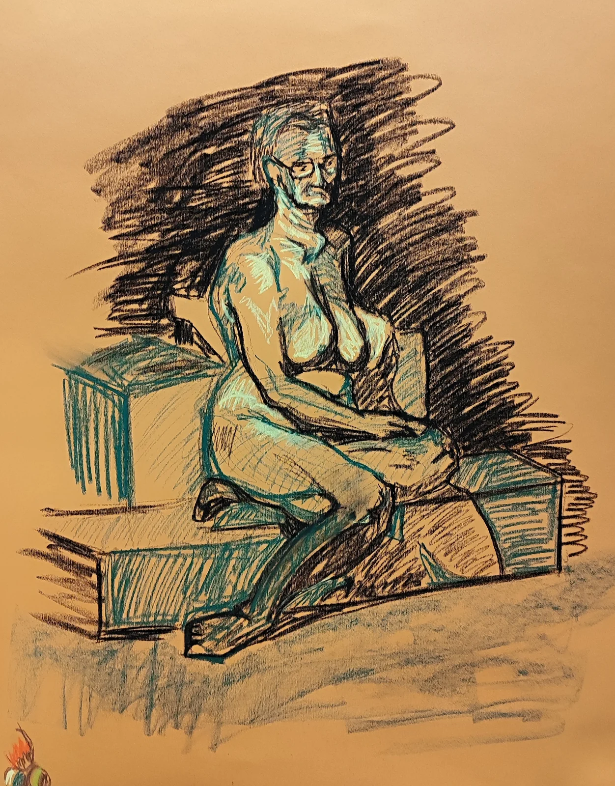 Estudio de figura en color